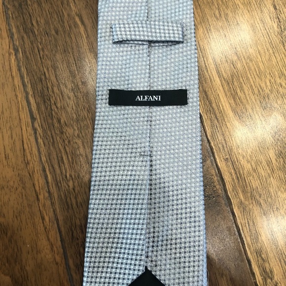 Gray Silk Alfani Tie - Picture 2 of 4